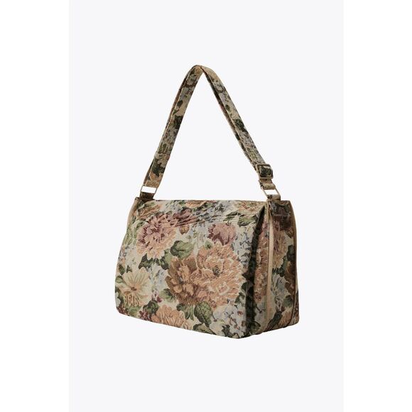 NWT Beis The Expandable Messenger Tote in Vintage Floral - Picture 7 of 8